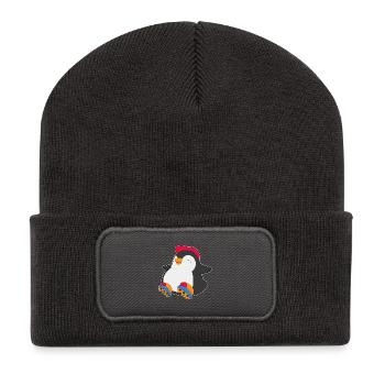 Penguin Patins à roues alignées Sport - Beanie recyclé à patch - charbon - Devant
