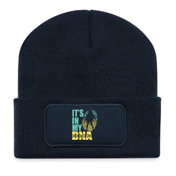 Anime Manga Otaku Kawaii Japan Cosplay Dns dna - Recycelte Patch Beanie - French Navy - Vorne