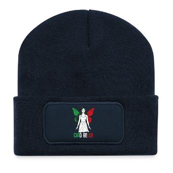 Ciao Bella - Recycelte Patch Beanie - French Navy - Vorne