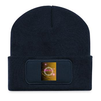 Rebel Heart | Make Your Own Rules - Recycled Patch Beanie - french navy - Front