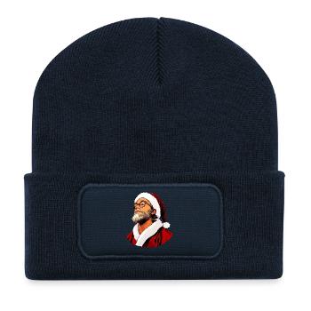 Jesus' Christmas - Recycled Patch Beanie - french navy - Front