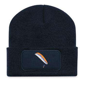 Paragliding - Recycled Patch Beanie - french navy - Front