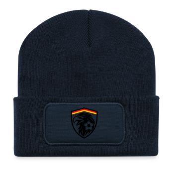 Deutschland Fußball Adler - Recycelte Patch Beanie - French Navy - Vorne