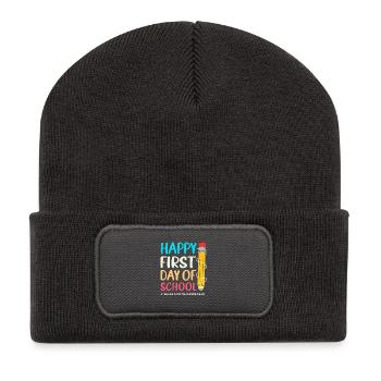 preschool - Recycled Patch Beanie - dark grey - Front