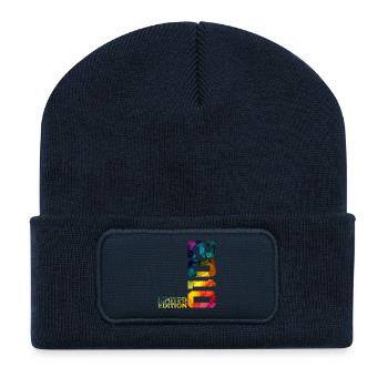 ÉDITION LIMITÉE 2010 16 ANS 16E ANNIVERSAIRE - Beanie recyclé à patch - bleu marine - Devant