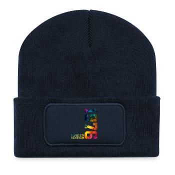 ÉDITION LIMITÉE 1976 50 ANS 50E ANNIVERSAIRE - Beanie recyclé à patch - bleu marine - Devant