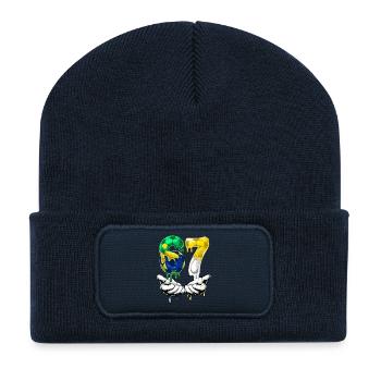 67 Soccer Meme, 67 T Shirt, Soccer 67 Football - Recycled Patch Beanie - french navy - Front