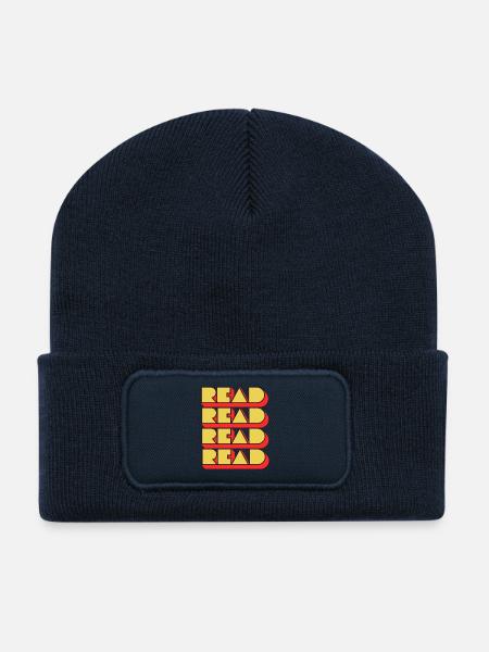 Read Design - Retro Look - Recycled Patch Beanie - french navy