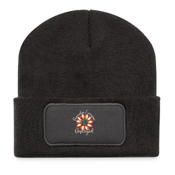 Souvenez-vous que tout le monde a déployé des troupes RED Friday - Beanie recyclé à patch - charbon - Devant