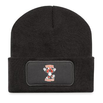 There, I Said It Mushroom - Recycled Patch Beanie - dark grey - Front