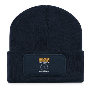 Nuclear Nuclear Medicine Atomic Radiology - Recycled Patch Beanie - french navy - Front