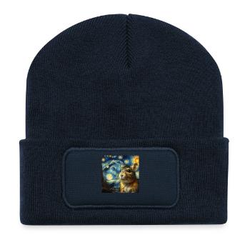 Degu Starry Night - Recycled Patch Beanie - french navy - Front