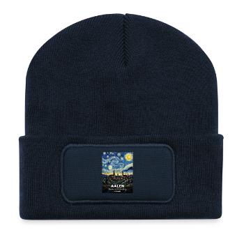 Aalen Starry Night - Recycled Patch Beanie - french navy - Front