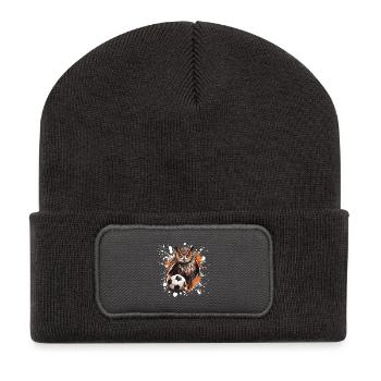 Équipe de football Owl - Beanie recyclé à patch - charbon - Devant
