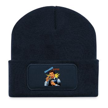 Snooker hero! It's the winner's turn - Recycled Patch Beanie - french navy - Front