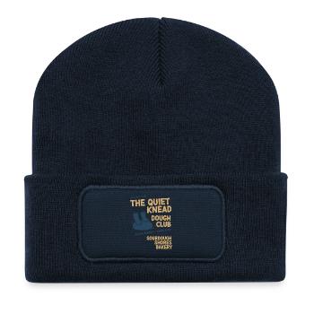 Sauerteig: Die Stille Knetteig-Club-Bäckerei - Recycelte Patch Beanie - French Navy - Vorne