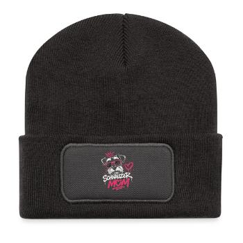 Schnauzer King Graffiti - Recycled Patch Beanie - dark grey - Front
