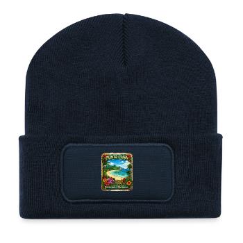 Punta Cana, République dominicaine - Beanie recyclé à patch - bleu marine - Devant