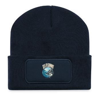Sea to Summit Corsica Road Cycling Coast Climb - Recycled Patch Beanie - french navy - Front