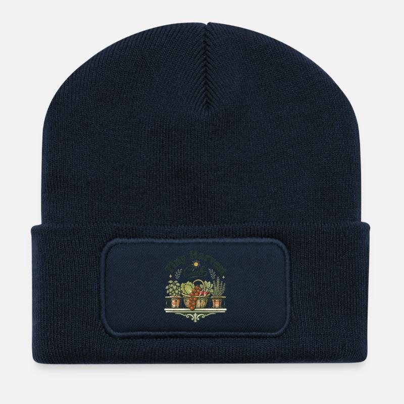 Tiny Harvest Club - Recycled Patch Beanie - french navy