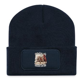 Battle of Thermopylae Leonidas I Sparta T - Recycled Patch Beanie - french navy - Front