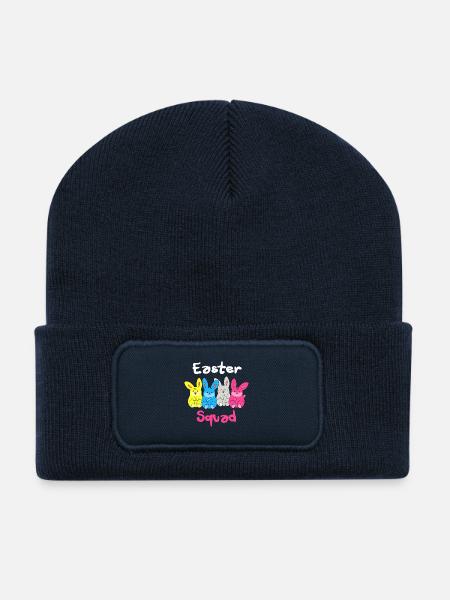 Osterhaschen - Recycelte Patch Beanie - French Navy