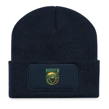 Pangolin Retro Vintage - Recycled Patch Beanie - french navy - Front