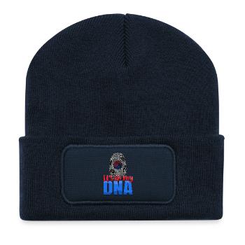 It's In My DNA Korean Roots Proud Korean - Recycled Patch Beanie - french navy - Front