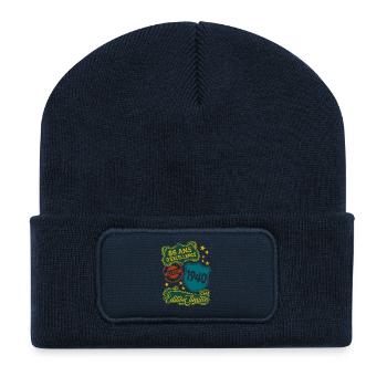 86 Ans Millésime 1940 Edition Limitée Anniversaire - Beanie recyclé à patch - bleu marine - Devant