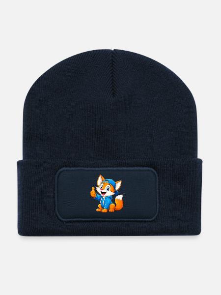 20_Miofox_Baby - Recycelte Patch Beanie - French Navy