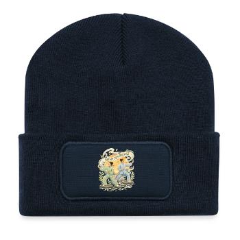 BREATH STEP BALANCE - Recycled Patch Beanie - french navy - Front