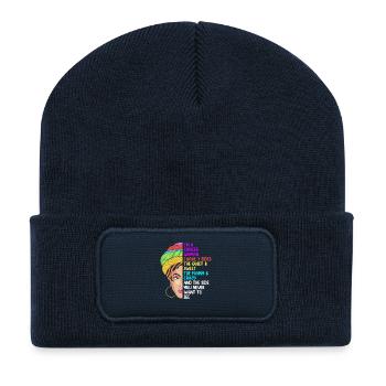 Zodiac sign Cancer - Recycled Patch Beanie - french navy - Front