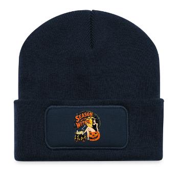 Witch Harvest Night - Recycled Patch Beanie - french navy - Front