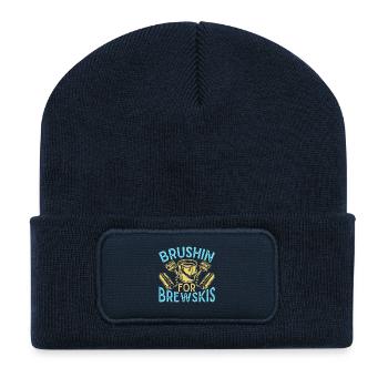 House Painter Dad Unique Gifts - Recycled Patch Beanie - french navy - Front