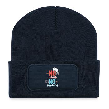 Cake Baking Pastry Chef Cake Baker - Recycled Patch Beanie - french navy - Front