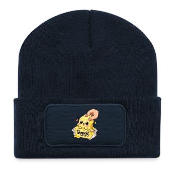 Quescht Butter Squishi - Recycelte Patch Beanie - French Navy - Vorne