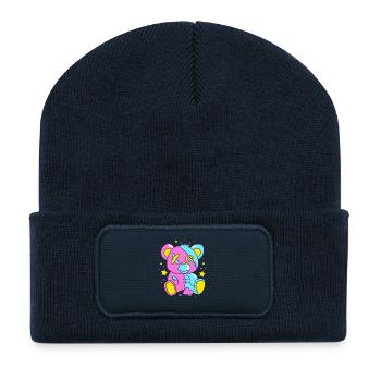 Pastel Gothic - Recycled Patch Beanie - french navy - Front