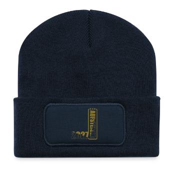 Aufsteiger 2027 - Recycelte Patch Beanie - French Navy - Vorne