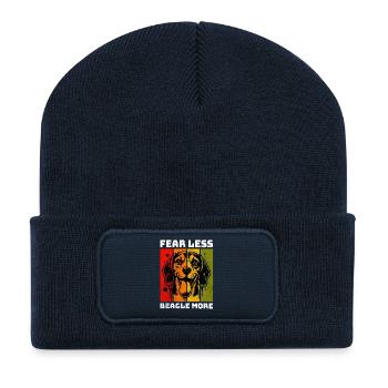 Beagle Beagle - Recycelte Patch Beanie - French Navy - Vorne