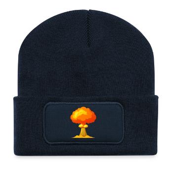 Nukleare Explosion Atomic - Recycelte Patch Beanie - French Navy - Vorne
