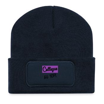 RETIREMENT. RETIREMENT. RETIRED. RETIREMENT - Recycled Patch Beanie - french navy - Front