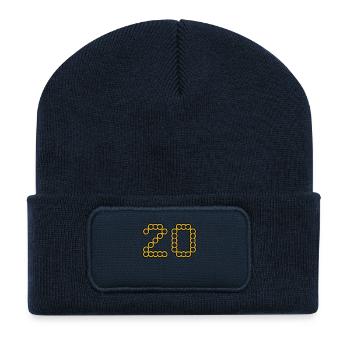 20. 20 YEARS. 20th ANNIVERSARY. 20 YEARS ANNIVERSARY. - Recycled Patch Beanie - french navy - Front
