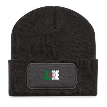 algerie - Beanie recyclé à patch - charbon - Devant