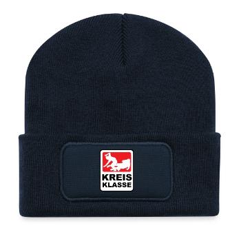 kreisklasse_1 - Recycelte Patch Beanie - French Navy - Vorne