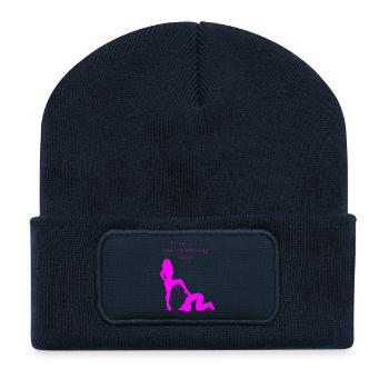 Königin - Recycelte Patch Beanie - French Navy - Vorne