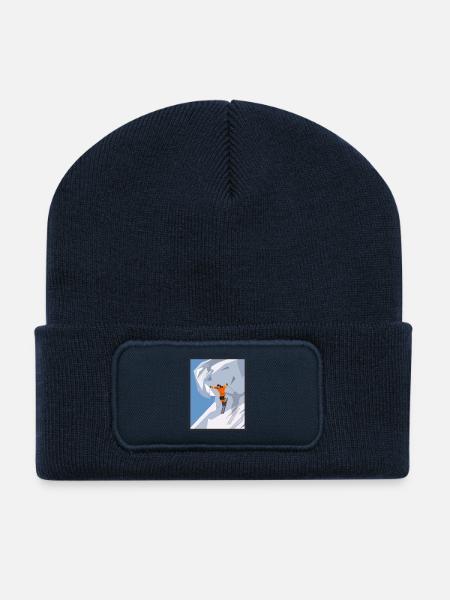 Ski - Recycelte Patch Beanie - French Navy