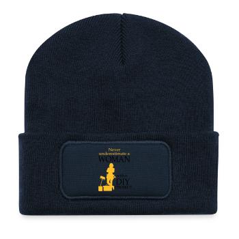 2541614 128189769 DIY - Recycelte Patch Beanie - French Navy - Vorne