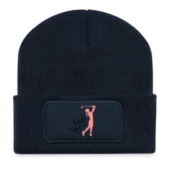 Golf - Recycelte Patch Beanie - French Navy - Vorne