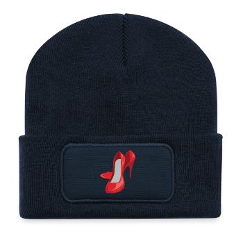 chaussures highheels schoes flipflops boots bottes54 - Beanie recyclé à patch - bleu marine - Devant