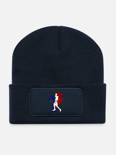 basket is my life - Recycelte Patch Beanie - French Navy